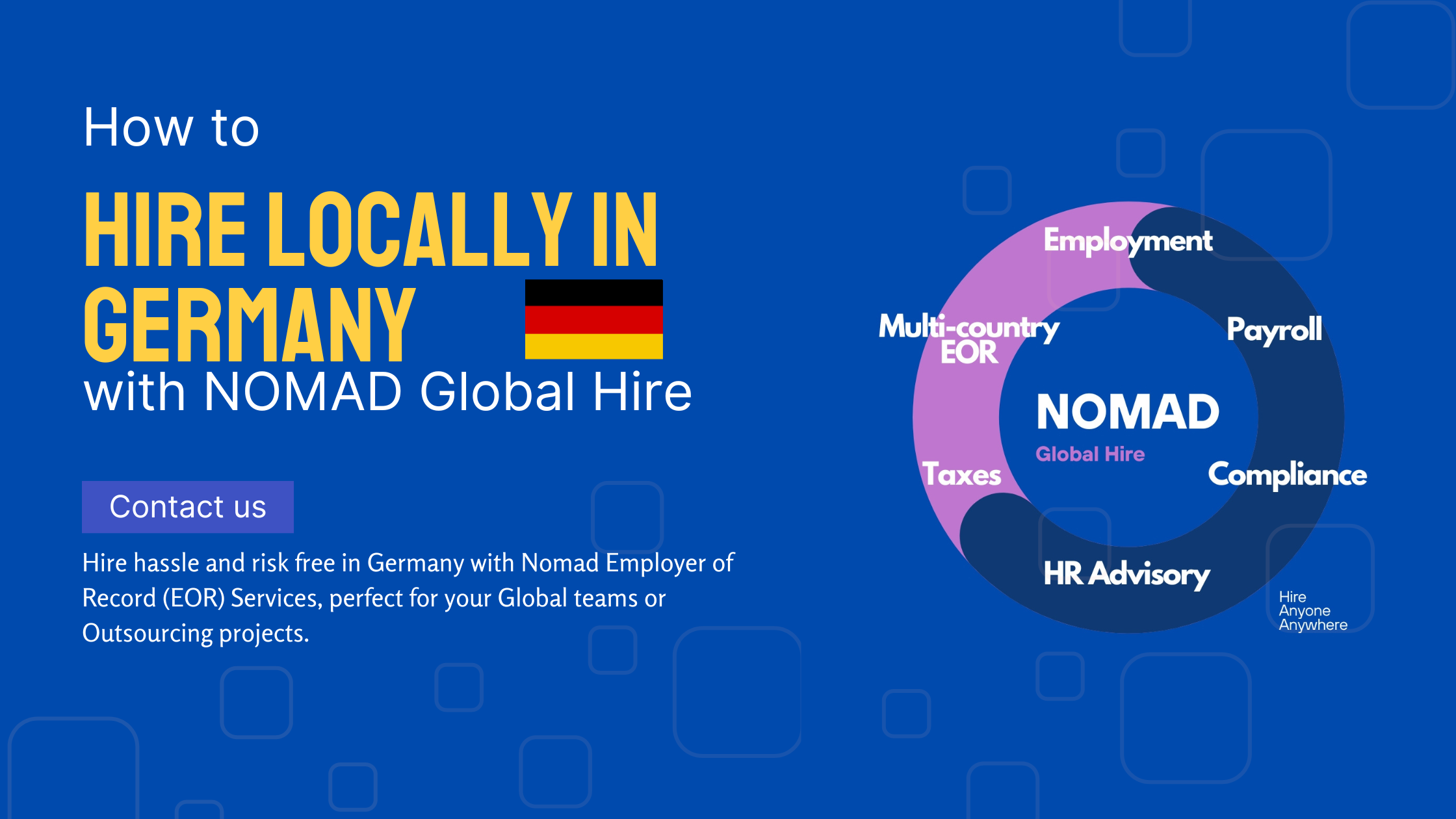 Employer of Record for local hiring in Germany Nomad Global Hire